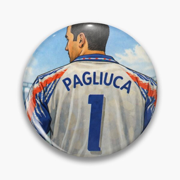 Item preview, Il Muro - Retro Pagliuca Italia Azzurri shirt. designed and sold by Tony Panini Retro.