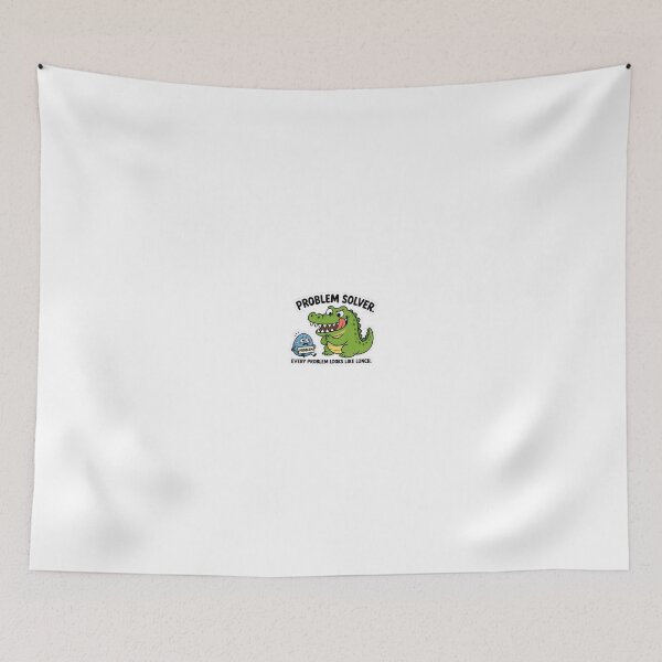 Item preview, Problem Solver Crocodile Funny Sticker | Every Problem Looks Like Lunch designed and sold by Brogno-x.
