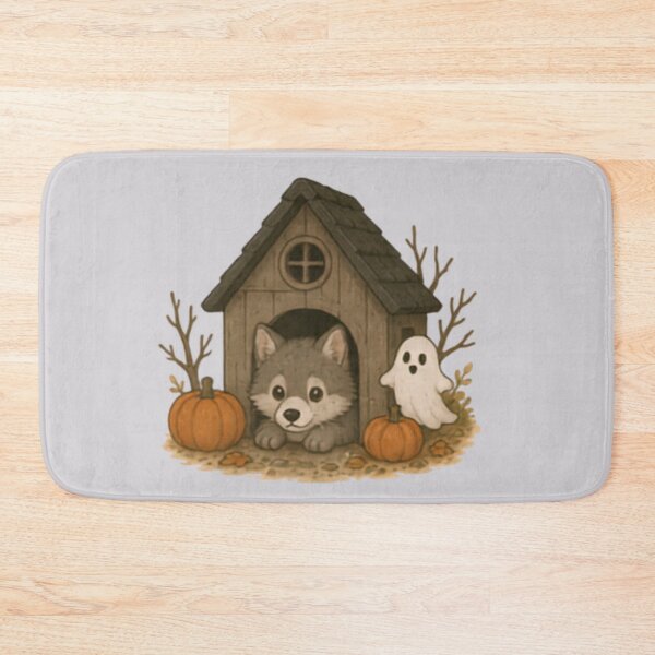 Item preview, Haunted Hideout Spooky Wolf designed and sold by MellowMunchkins.