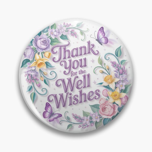 Item preview, Floral Thank You for Well Wishes Greeting designed and sold by BrunoyzxArt.