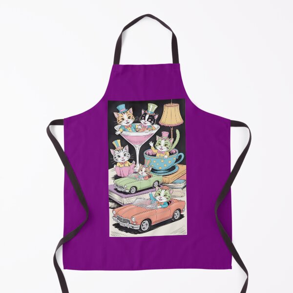 Item preview, Whimsical Cats in Cars  Cocktails Adventure designed and sold by BrunoyzxArt.