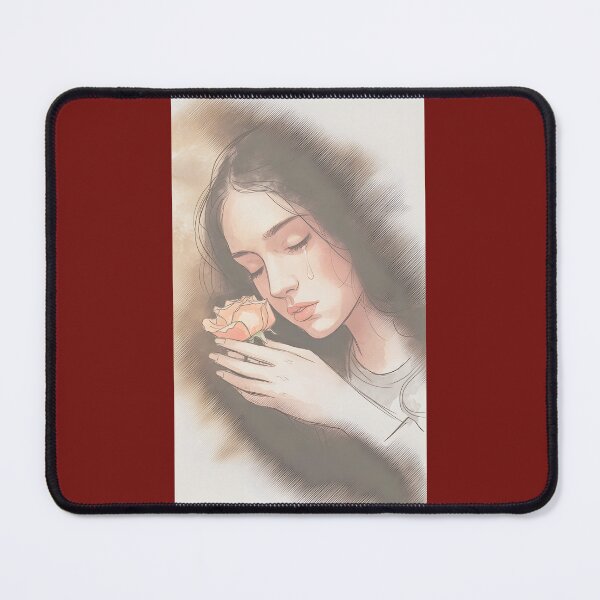 Item preview, Melancholy Rose Tear Art designed and sold by LidiambqArt.