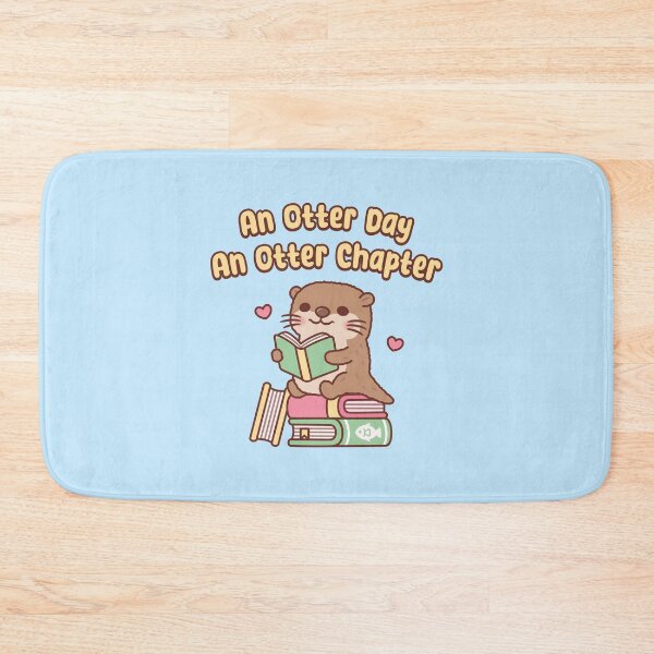 Item preview, Cute Otter Reads An Otter Day An Otter Chapter designed and sold by rustydoodle.