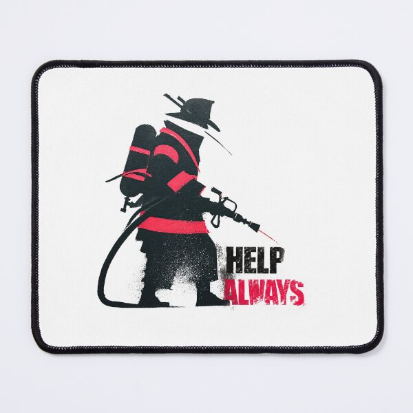 Item preview, Heroic First Responder Firefighter Spray Canvas Profile designed and sold by EdvvinStudios.