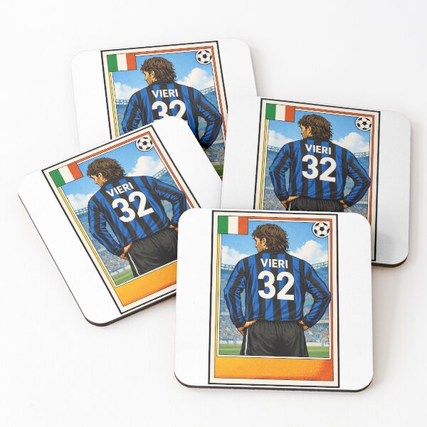 Item preview, Bobo - Retro Vieri Inter Milan shirt. designed and sold by Tony Panini Retro.