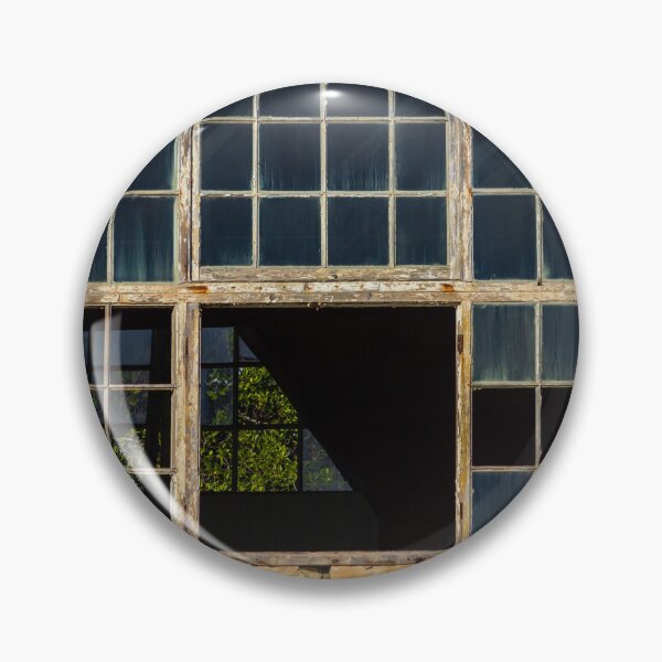 Item preview, Arched Old Window With Broken Panes in Weathered Stone Wall of Abandoned Building designed and sold by Nmallia.