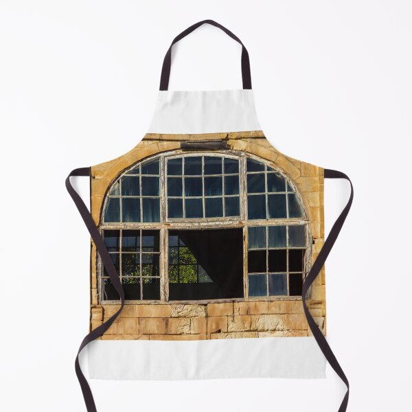 Item preview, Arched Old Window With Broken Panes in Weathered Stone Wall of Abandoned Building designed and sold by Nmallia.