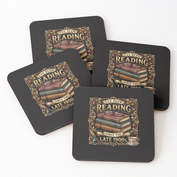 Item preview, I've Been Reading Since The Late 1900s Funny Book Lover Vintage Design designed and sold by kiralynstration.
