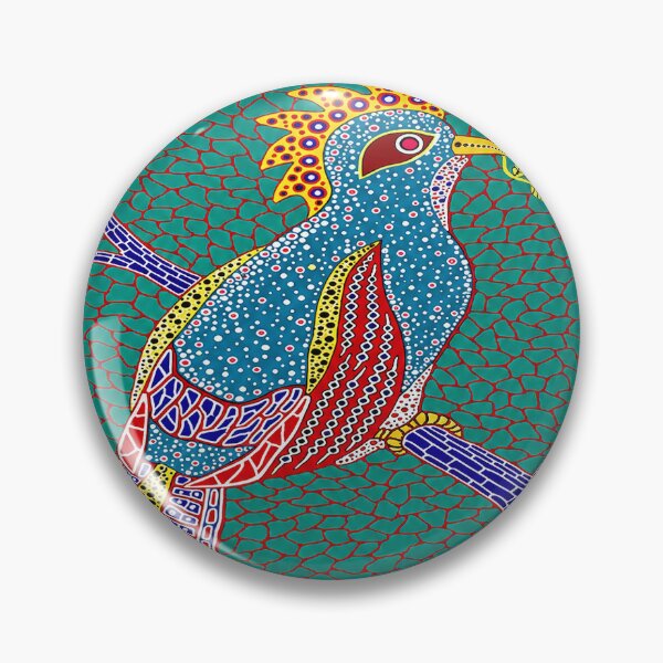 Item preview, Yayoi Kusama Bird at Dawn Poster 2012 - Colorful Bird Wall Art Print, Tokyo Modern Art Decor designed and sold by Susanspy007.