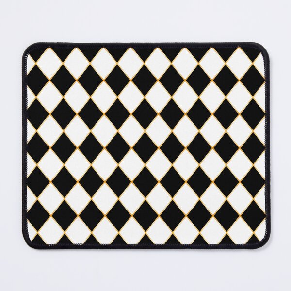 Item preview, Abstract Chessboard Pattern with Gold Frame designed and sold by GraffiTimi.