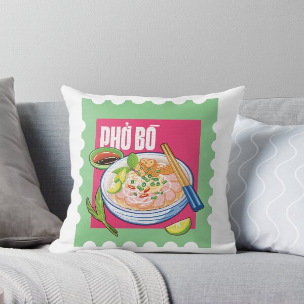 Item preview, Authentic Vietnamese Beef Pho Bowl Stamp Sticker designed and sold by PippiThePickle.