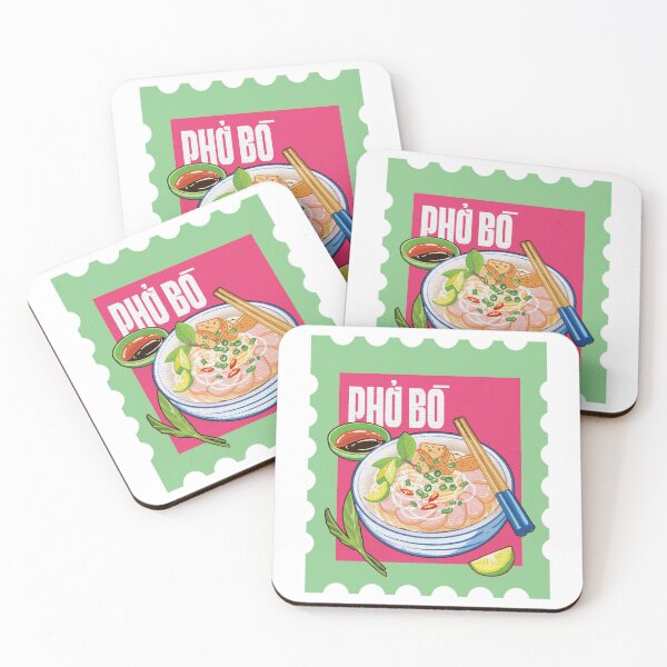 Item preview, Authentic Vietnamese Beef Pho Bowl Stamp Sticker designed and sold by PippiThePickle.