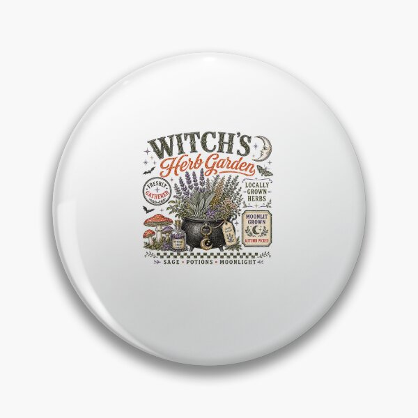 Item preview, Witch's Herb Garden Vintage Witchcore Cottagecore Botanical Design designed and sold by kiralynstration.