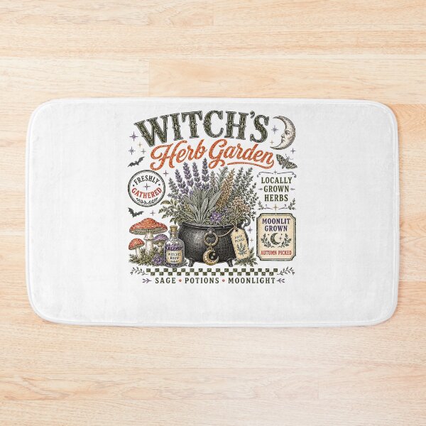 Item preview, Witch's Herb Garden Vintage Witchcore Cottagecore Botanical Design designed and sold by kiralynstration.