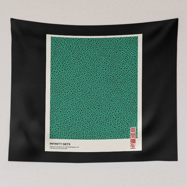 Item preview, Yayoi Kusama Green Infinity Nets Poster - Modern Geometric Wall Art Print, Contemporary Art Decor designed and sold by DebraGiftShop.
