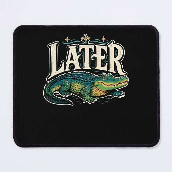 Item preview, Later Gator Vintage 90s Y2K Baby Tee, Graphic Alligator Print, Retro Style Cropped T-Shirt, Funky Fashion Statement Shirt, Trendy Apparel designed and sold by stmpdwrld.