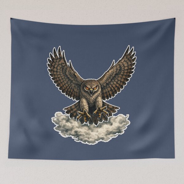 Item preview, No Mercy in the Meadow – Hawk of Mist designed and sold by LegendQuarter.