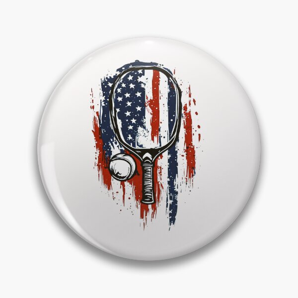 Item preview, USA Stroke-Flag Pickleball Players designed and sold by Poppflix-TM.