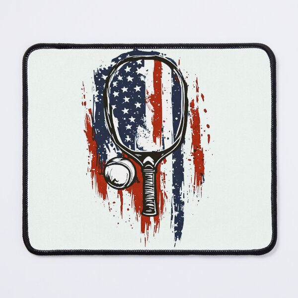 Item preview, USA Stroke-Flag Pickleball Players designed and sold by Poppflix-TM.