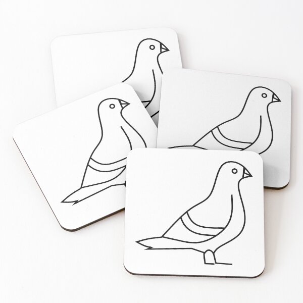 Item preview,  Cute Minimalist Bird Line Art Sticker designed and sold by TheQuoteStudio.