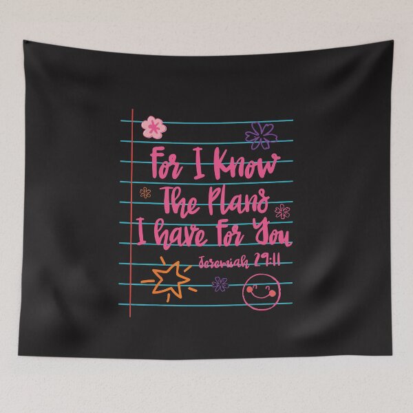 Item preview, Jeremiah 29:11 Christian Bible Verse Faith Inspirational Design designed and sold by kiralynstration.