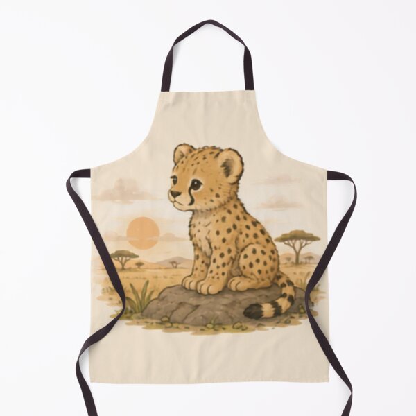 Item preview, Sunset Viewer Cheetah Cub designed and sold by MellowMunchkins.