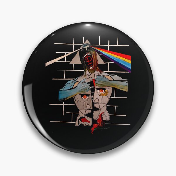 Item preview, Pink Floyd Surreal Wall Brick Prism Screaming designed and sold by TarikMsid.