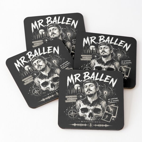 Item preview, Mr Ballen Dark Mystery Horror Podcast Art designed and sold by Abidel.