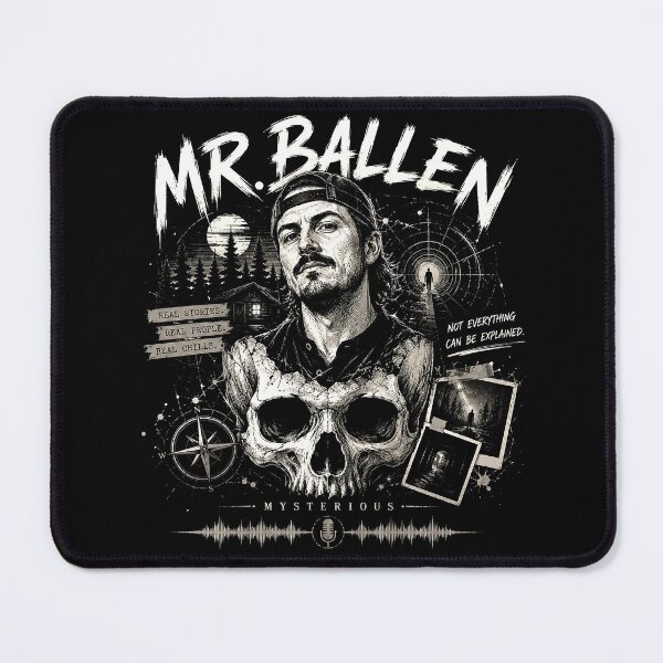 Item preview, Mr Ballen Dark Mystery Horror Podcast Art designed and sold by Abidel.