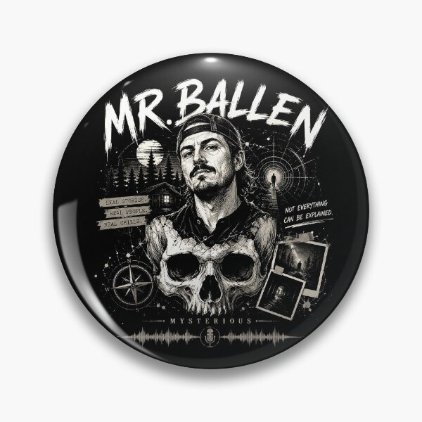 Item preview, Mr Ballen Dark Mystery Horror Podcast Art designed and sold by Abidel.