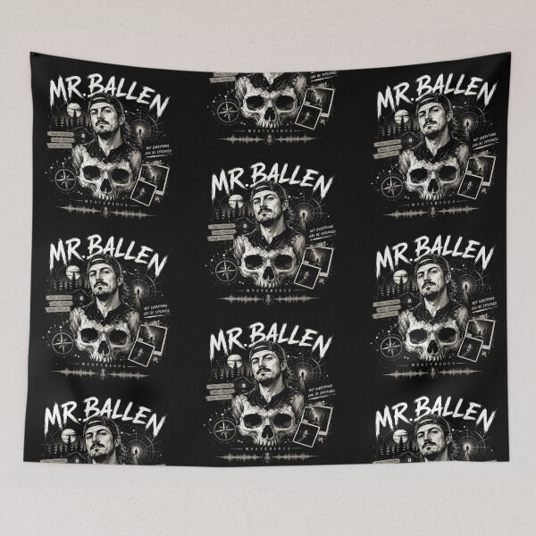 Item preview, Mr Ballen Dark Mystery Horror Podcast Art designed and sold by Abidel.