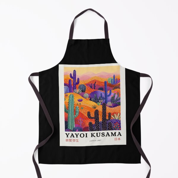 Item preview, Yayoi Kusama Cactus Desert Poster 1987 - Vibrant Colorful Landscape Wall Art Print, Japan Modern Art designed and sold by ArleenCostums.