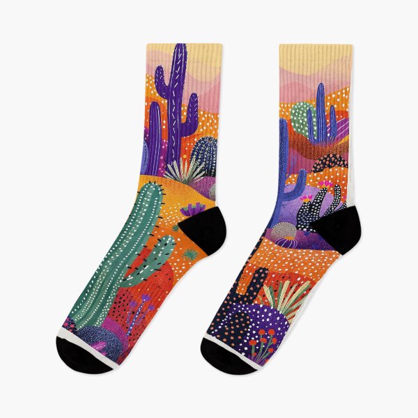 Item preview, Yayoi Kusama Cactus Desert Poster 1987 - Vibrant Colorful Landscape Wall Art Print, Japan Modern Art designed and sold by ArleenCostums.