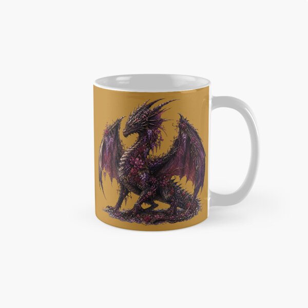 Item preview, Flower Dragon | Botanical Fantasy Dragon designed and sold by MiniVitan.