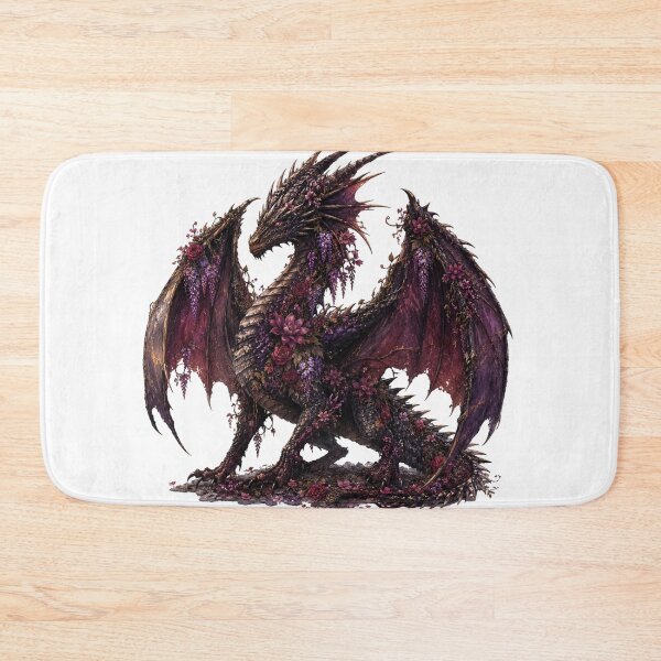 Item preview, Flower Dragon | Botanical Fantasy Dragon designed and sold by MiniVitan.