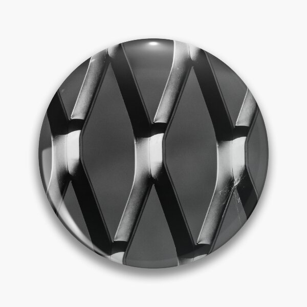Item preview, Metal Fence Pattern Close-Up In Black And White With Repeating Geometric Mesh And High Contrast designed and sold by Nmallia.