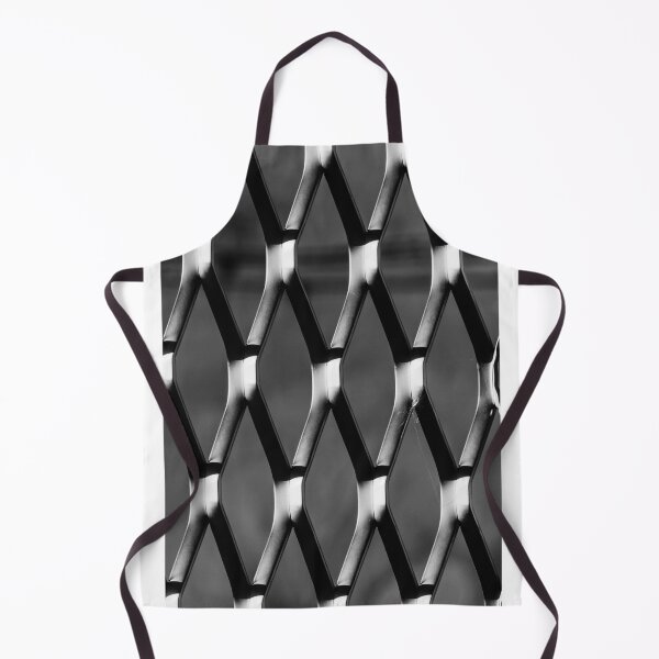 Item preview, Metal Fence Pattern Close-Up In Black And White With Repeating Geometric Mesh And High Contrast designed and sold by Nmallia.