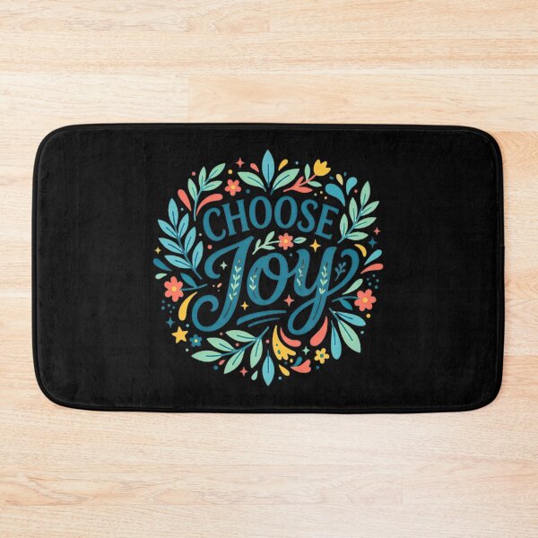Item preview, Choose Joy Blue: Typo Series designed and sold by emeraldazalea.