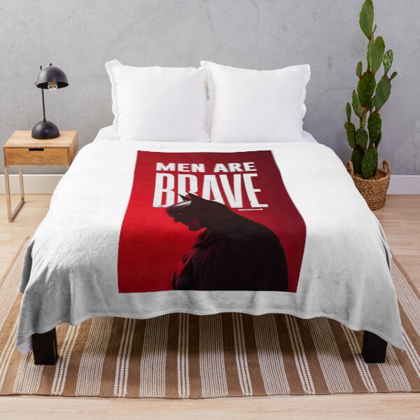Item preview, Men Are Brave Motivational Typography Art designed and sold by Stickershutter.