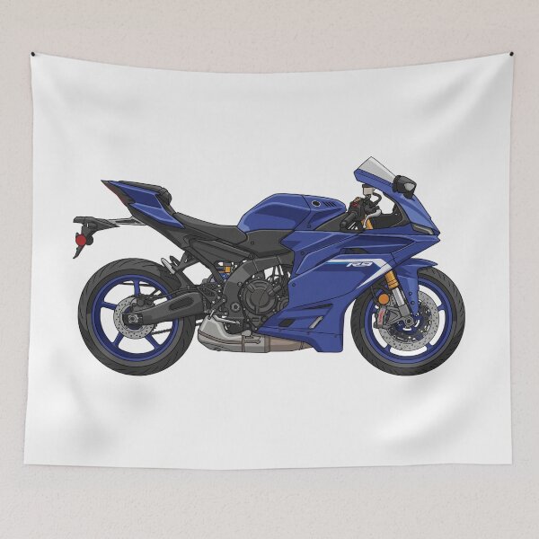 Item preview, yamaha Motorcycle R9 side art designed and sold by sketchjuny.