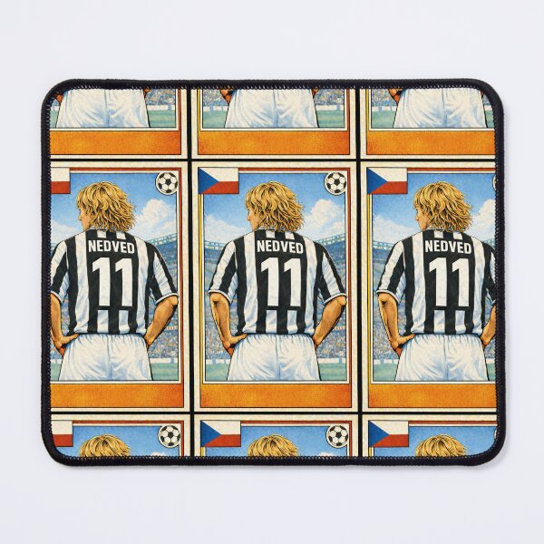 Item preview, Furia Ceca - Retro Nedved Juventus shirt. designed and sold by Tony Panini Retro.