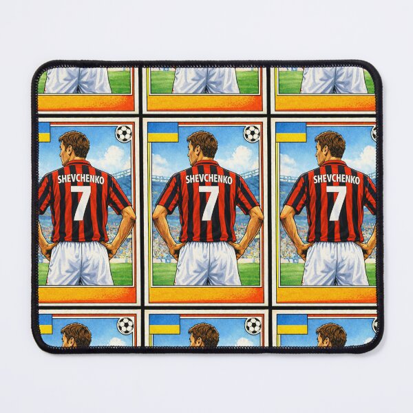 Item preview, Sheva - Retro Shevchenko AC Milan shirt. designed and sold by Tony Panini Retro.