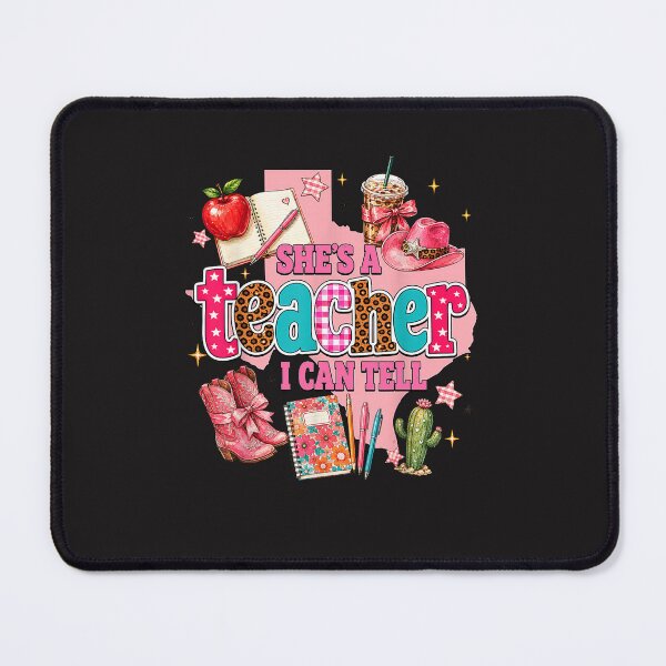 Item preview, She's A Teacher I Can Tell Funny Texas Teacher Back to School Design designed and sold by kiralynstration.
