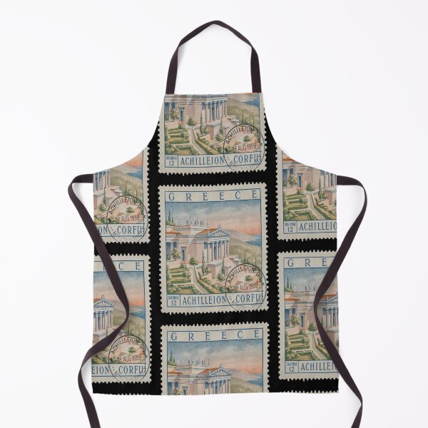 Item preview, Achilleion Palace Corfu Neoclassical Garden Stamp Sticker designed and sold by stickercuffs.