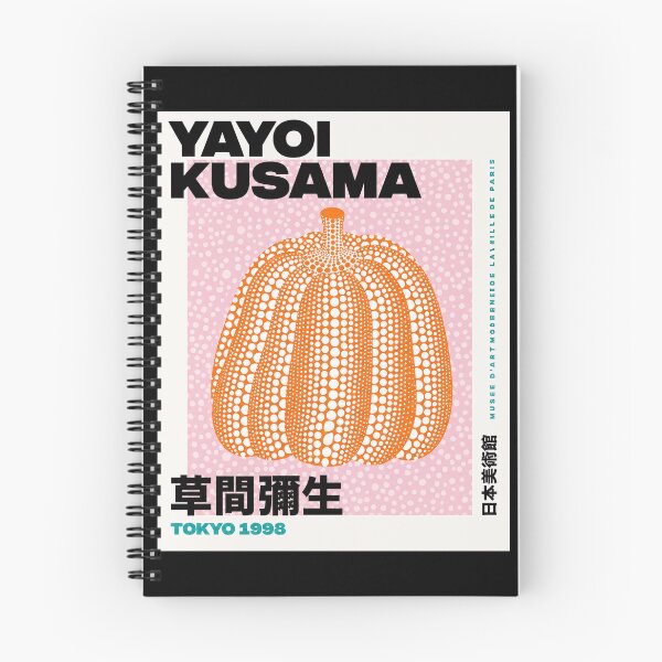 Item preview, Yayoi Kusama Orange Pumpkin Poster 1998 - Iconic Polka Dot Wall Art Print, Tokyo Pink Background designed and sold by Susanspy007.