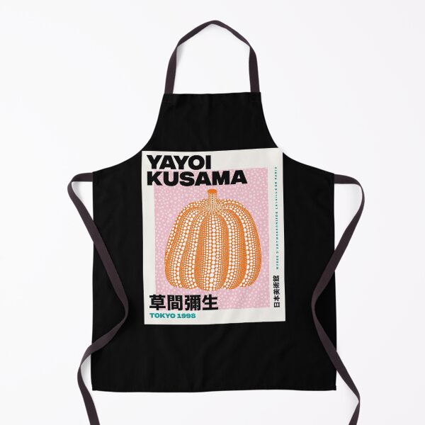 Item preview, Yayoi Kusama Orange Pumpkin Poster 1998 - Iconic Polka Dot Wall Art Print, Tokyo Pink Background designed and sold by Susanspy007.