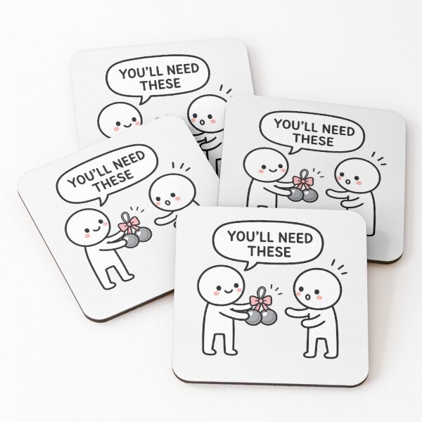 Item preview, You'll Need These Funny Sticker designed and sold by MonkiFlipp.