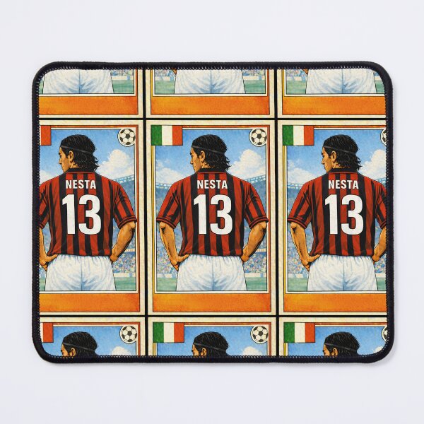 Item preview, La Tempesta Perfetta - Retro Nesta AC Milan shirt. designed and sold by Tony Panini Retro.
