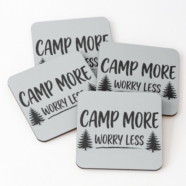 Item preview, Camp more Worry less camping designed and sold by areezh.
