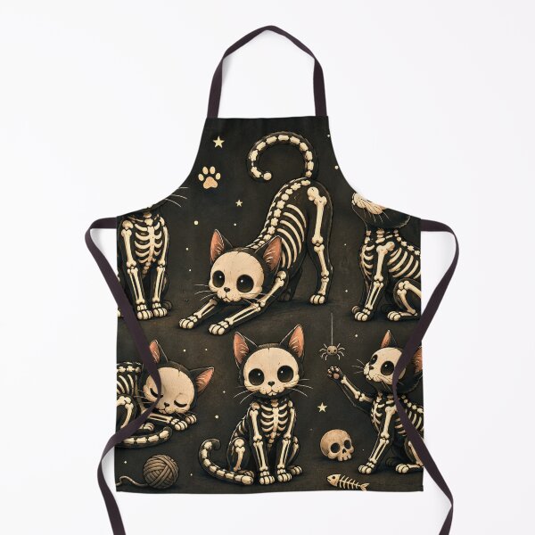 Item preview, Cute Skeleton Cat Halloween Collection | Kawaii Gothic Cat Illustration designed and sold by lavanya11.